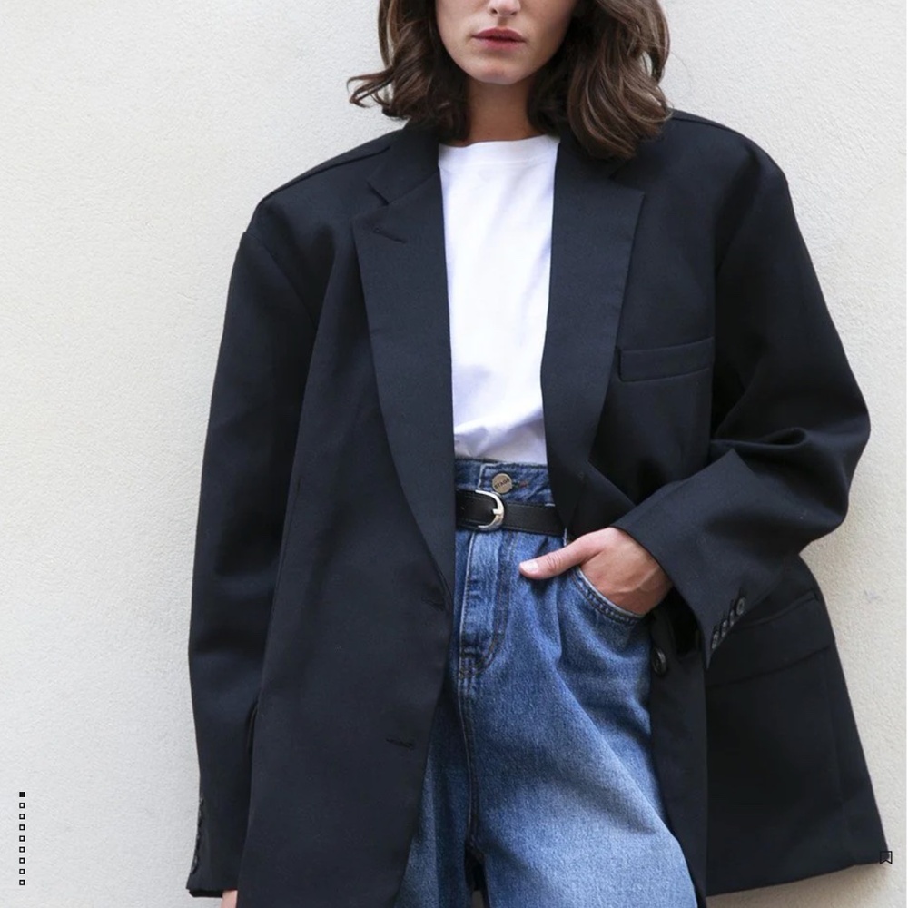 The Frankie Shop Oversized Boyfriend Blazer